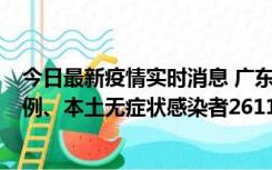 今日最新疫情实时消息 广东11月8日新增本土确诊病例592例、本土无症状感染者2611例