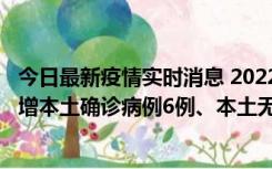 今日最新疫情实时消息 2022年11月8日0时至24时山东省新增本土确诊病例6例、本土无症状感染者64例