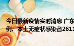 今日最新疫情实时消息 广东11月8日新增本土确诊病例592例、本土无症状感染者2611例