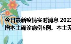 今日最新疫情实时消息 2022年11月8日0时至24时山东省新增本土确诊病例6例、本土无症状感染者64例