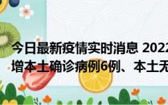 今日最新疫情实时消息 2022年11月8日0时至24时山东省新增本土确诊病例6例、本土无症状感染者64例