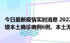 今日最新疫情实时消息 2022年11月8日0时至24时山东省新增本土确诊病例6例、本土无症状感染者64例