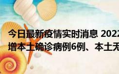 今日最新疫情实时消息 2022年11月8日0时至24时山东省新增本土确诊病例6例、本土无症状感染者64例