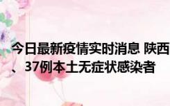 今日最新疫情实时消息 陕西11月9日新增12例本土确诊病例、37例本土无症状感染者