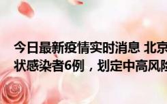 今日最新疫情实时消息 北京通州区新增确诊病例2例、无症状感染者6例，划定中高风险区