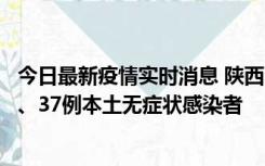 今日最新疫情实时消息 陕西11月9日新增12例本土确诊病例、37例本土无症状感染者