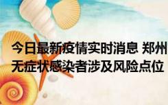 今日最新疫情实时消息 郑州市通报新增新冠肺炎确诊病例和无症状感染者涉及风险点位