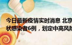 今日最新疫情实时消息 北京通州区新增确诊病例2例、无症状感染者6例，划定中高风险区