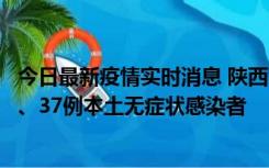 今日最新疫情实时消息 陕西11月9日新增12例本土确诊病例、37例本土无症状感染者