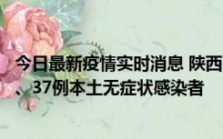 今日最新疫情实时消息 陕西11月9日新增12例本土确诊病例、37例本土无症状感染者