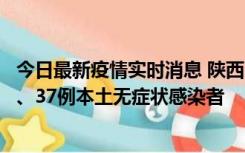 今日最新疫情实时消息 陕西11月9日新增12例本土确诊病例、37例本土无症状感染者