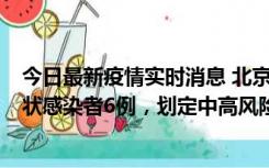 今日最新疫情实时消息 北京通州区新增确诊病例2例、无症状感染者6例，划定中高风险区