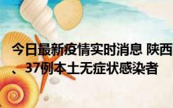 今日最新疫情实时消息 陕西11月9日新增12例本土确诊病例、37例本土无症状感染者