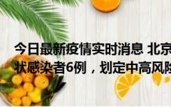 今日最新疫情实时消息 北京通州区新增确诊病例2例、无症状感染者6例，划定中高风险区