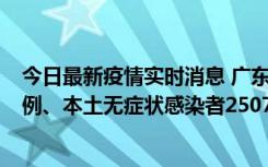 今日最新疫情实时消息 广东11月9日新增本土确诊病例500例、本土无症状感染者2507例