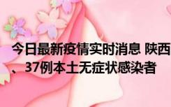 今日最新疫情实时消息 陕西11月9日新增12例本土确诊病例、37例本土无症状感染者