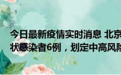 今日最新疫情实时消息 北京通州区新增确诊病例2例、无症状感染者6例，划定中高风险区