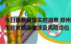 今日最新疫情实时消息 郑州市通报新增新冠肺炎确诊病例和无症状感染者涉及风险点位