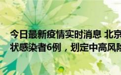 今日最新疫情实时消息 北京通州区新增确诊病例2例、无症状感染者6例，划定中高风险区