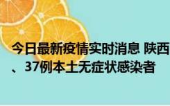 今日最新疫情实时消息 陕西11月9日新增12例本土确诊病例、37例本土无症状感染者