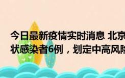 今日最新疫情实时消息 北京通州区新增确诊病例2例、无症状感染者6例，划定中高风险区