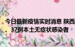 今日最新疫情实时消息 陕西11月9日新增12例本土确诊病例、37例本土无症状感染者