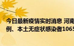今日最新疫情实时消息 河南11月9日新增本土确诊病例178例、本土无症状感染者1065例