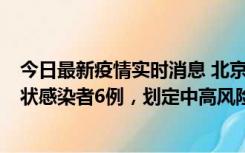 今日最新疫情实时消息 北京通州区新增确诊病例2例、无症状感染者6例，划定中高风险区