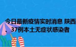 今日最新疫情实时消息 陕西11月9日新增12例本土确诊病例、37例本土无症状感染者