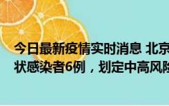 今日最新疫情实时消息 北京通州区新增确诊病例2例、无症状感染者6例，划定中高风险区