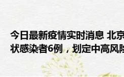 今日最新疫情实时消息 北京通州区新增确诊病例2例、无症状感染者6例，划定中高风险区