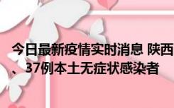 今日最新疫情实时消息 陕西11月9日新增12例本土确诊病例、37例本土无症状感染者