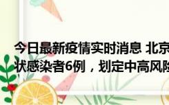 今日最新疫情实时消息 北京通州区新增确诊病例2例、无症状感染者6例，划定中高风险区