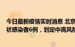 今日最新疫情实时消息 北京通州区新增确诊病例2例、无症状感染者6例，划定中高风险区