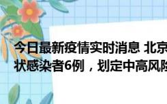 今日最新疫情实时消息 北京通州区新增确诊病例2例、无症状感染者6例，划定中高风险区