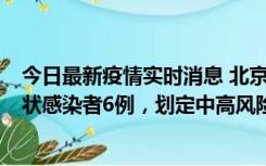 今日最新疫情实时消息 北京通州区新增确诊病例2例、无症状感染者6例，划定中高风险区