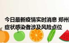 今日最新疫情实时消息 郑州通报新增新冠肺炎确诊病例和无症状感染者涉及风险点位