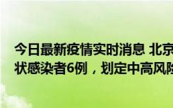 今日最新疫情实时消息 北京通州区新增确诊病例2例、无症状感染者6例，划定中高风险区