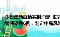 今日最新疫情实时消息 北京通州区新增确诊病例2例、无症状感染者6例，划定中高风险区