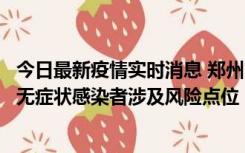 今日最新疫情实时消息 郑州市通报新增新冠肺炎确诊病例和无症状感染者涉及风险点位