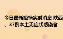 今日最新疫情实时消息 陕西11月9日新增12例本土确诊病例、37例本土无症状感染者