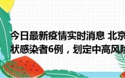 今日最新疫情实时消息 北京通州区新增确诊病例2例、无症状感染者6例，划定中高风险区