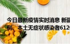 今日最新疫情实时消息 新疆乌鲁木齐新增本土确诊病例29例、本土无症状感染者612例