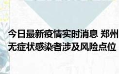 今日最新疫情实时消息 郑州市通报新增新冠肺炎确诊病例和无症状感染者涉及风险点位