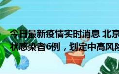 今日最新疫情实时消息 北京通州区新增确诊病例2例、无症状感染者6例，划定中高风险区