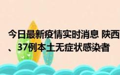 今日最新疫情实时消息 陕西11月9日新增12例本土确诊病例、37例本土无症状感染者