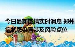 今日最新疫情实时消息 郑州通报新增新冠肺炎确诊病例和无症状感染者涉及风险点位