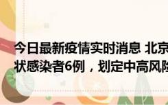 今日最新疫情实时消息 北京通州区新增确诊病例2例、无症状感染者6例，划定中高风险区