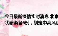 今日最新疫情实时消息 北京通州区新增确诊病例2例、无症状感染者6例，划定中高风险区