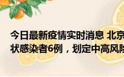 今日最新疫情实时消息 北京通州区新增确诊病例2例、无症状感染者6例，划定中高风险区